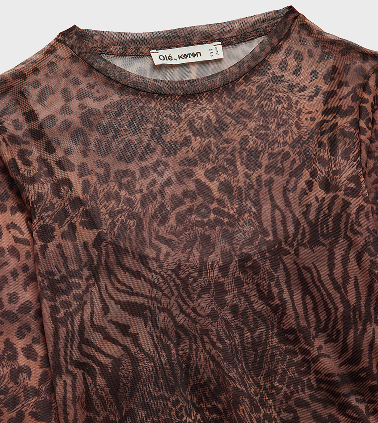 كوتون  توبات كاجوال  - بني  Casual Tops