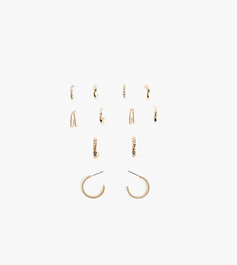 Multipack Hoop Earrings Set
