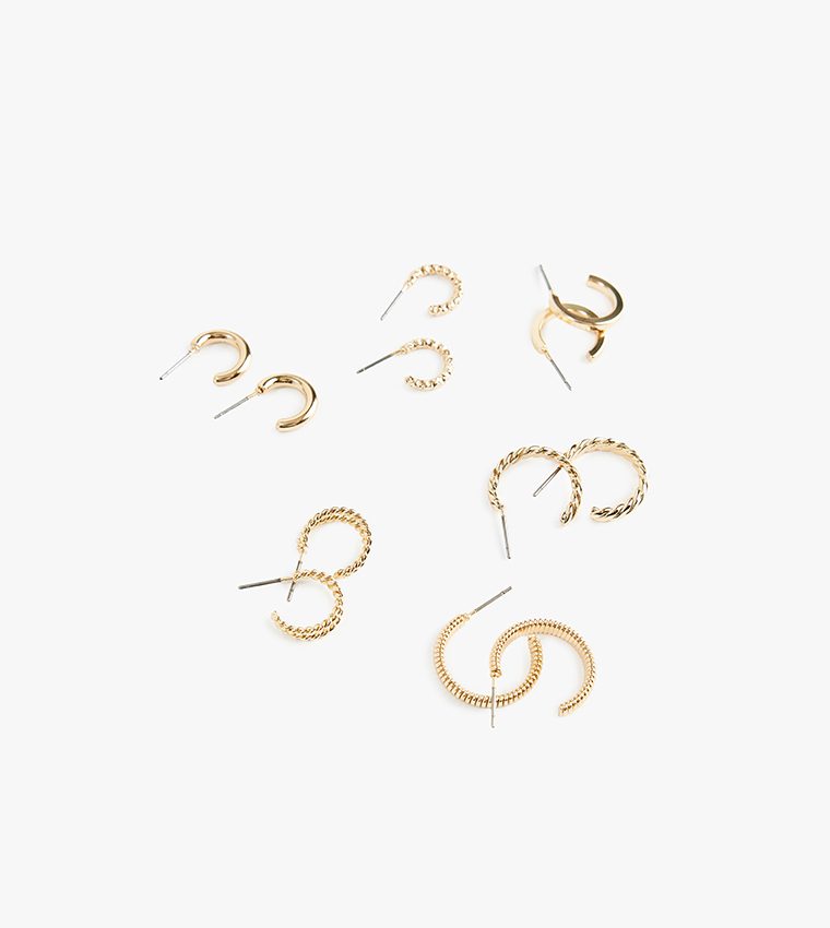 Multipack Hoop Earrings Set