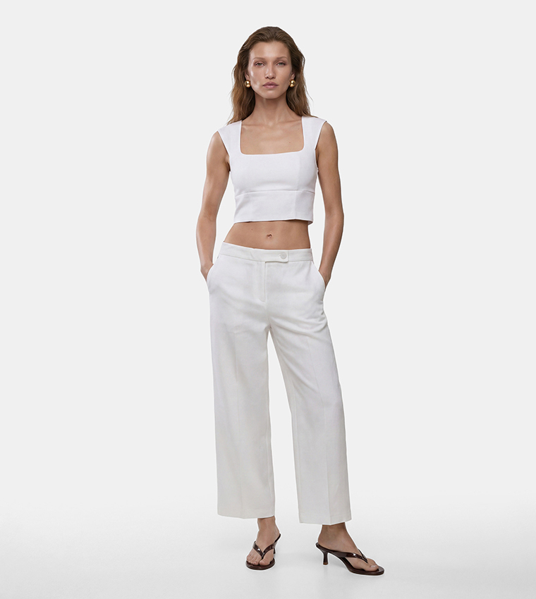 Koton  Cropped Tops - White Cropped Tops