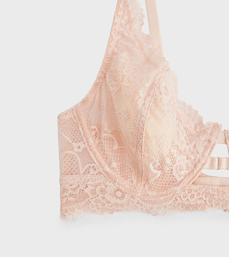 Lace Underwired Non Padded Bra