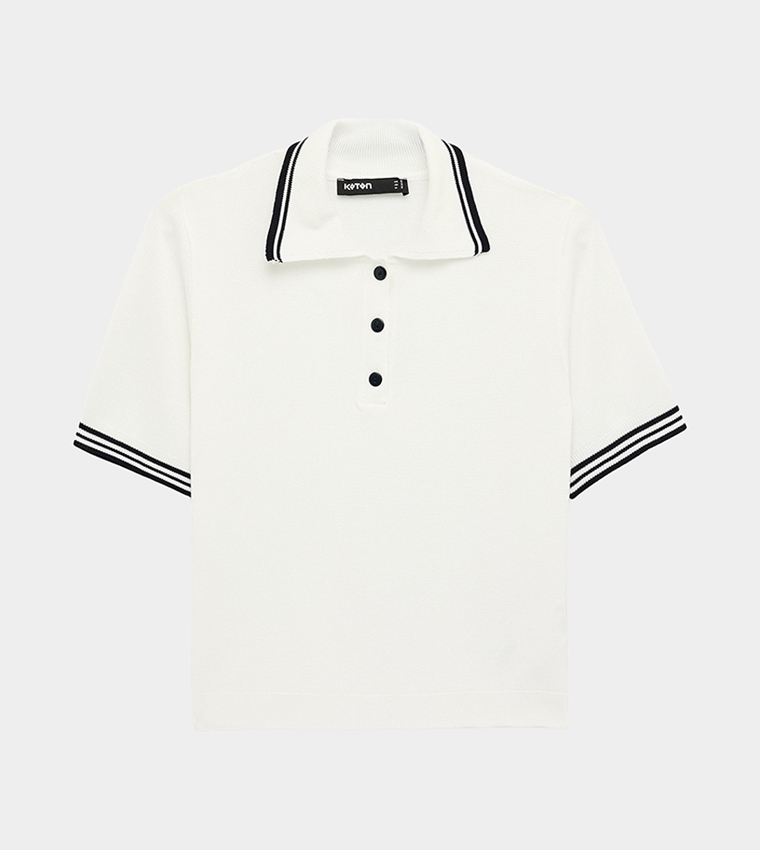 كوتون  سترات بياقة V  - بيج V-neck Sweaters
