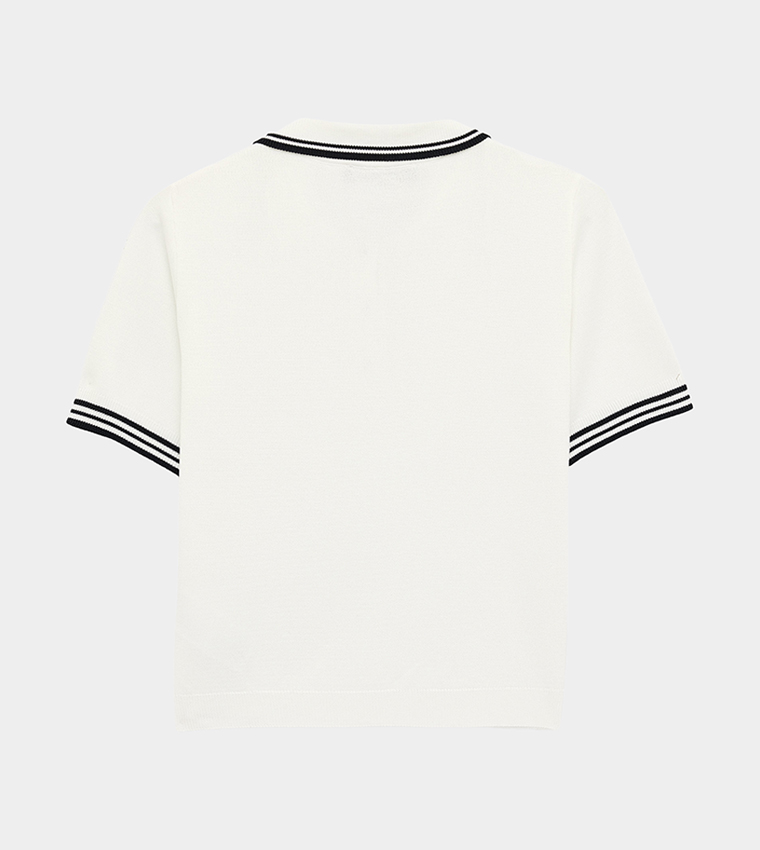 كوتون  سترات بياقة V  - بيج V-neck Sweaters