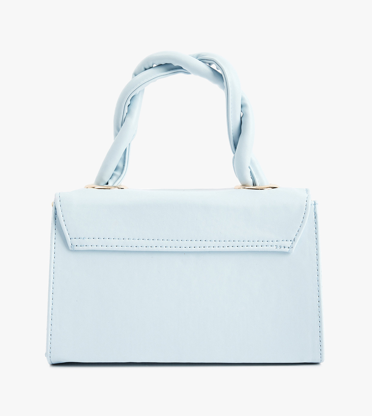 Solid Braided Handle Handheld Bag