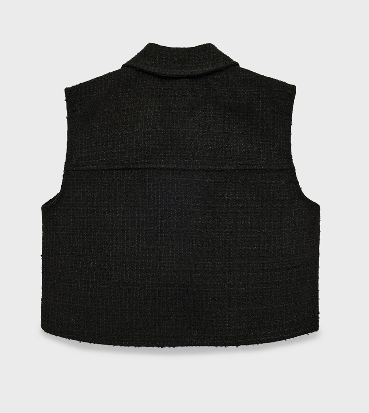 Solid Collared Waistcoat