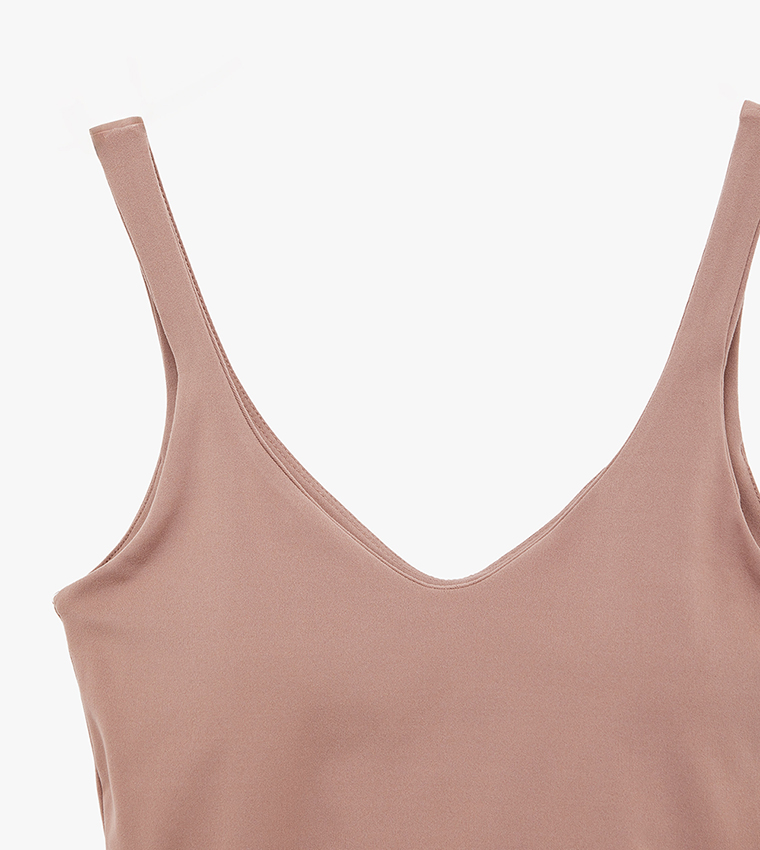 Solid Scoop Neck Bralette