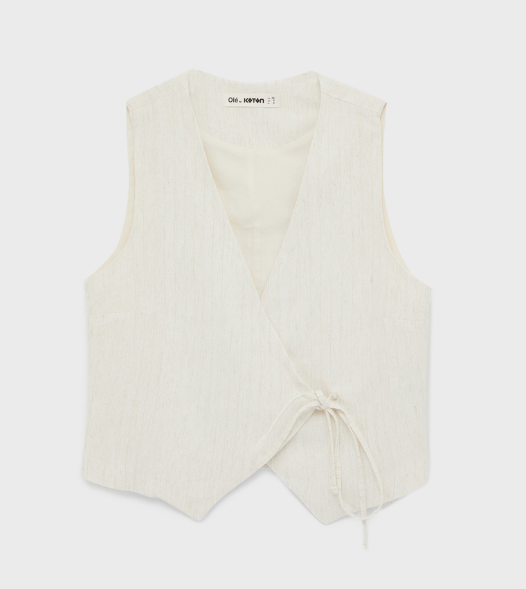 Textured Sleeveless Top