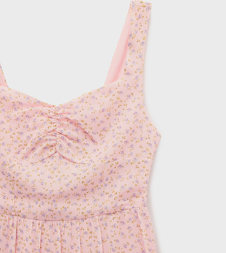 Printed Sleeveless Dress