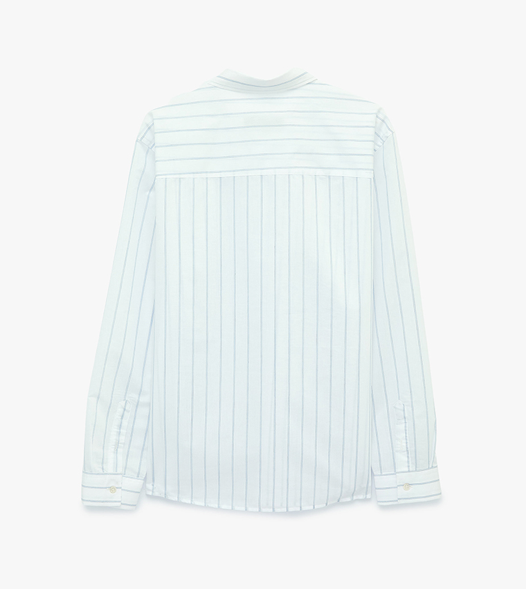 كوتون  أكمام طويلة - أبيض Long Sleeves