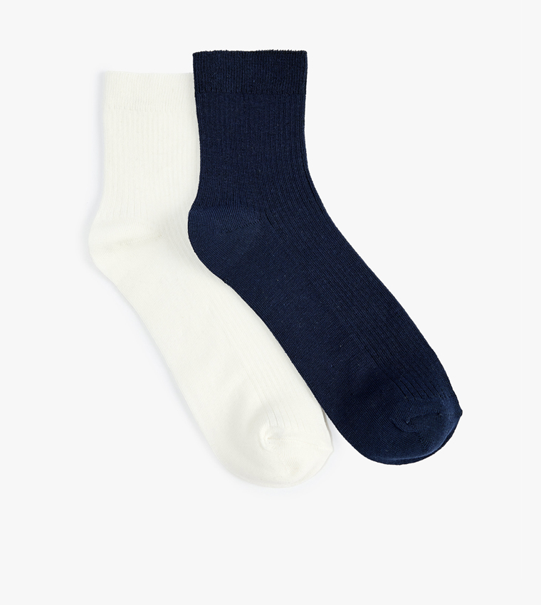 كوتون  جوارب للكاحل  - متعدد Ankle Length Socks