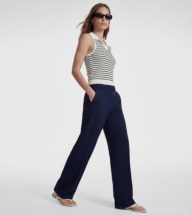 Koton  Casual Pants - Navy Casual Pants