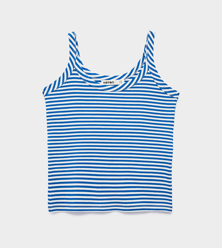 Koton  Sleeveless Tops - Blue Sleeveless Tops