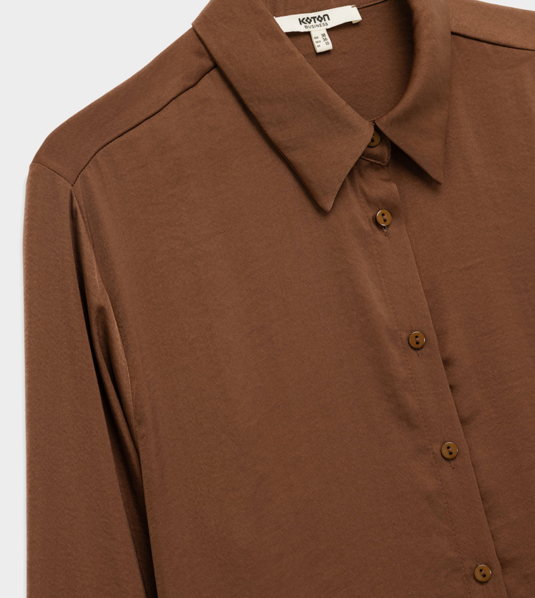 Koton  Shirts - Brown Shirts