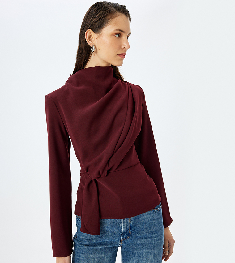 Koton  Casual Tops - Maroon Casual Tops