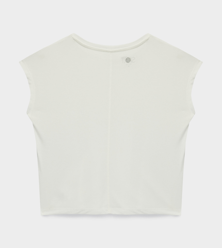Solid Crew Neck T-Shirt