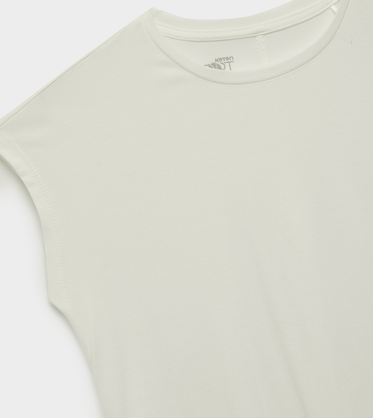 Solid Crew Neck T-Shirt