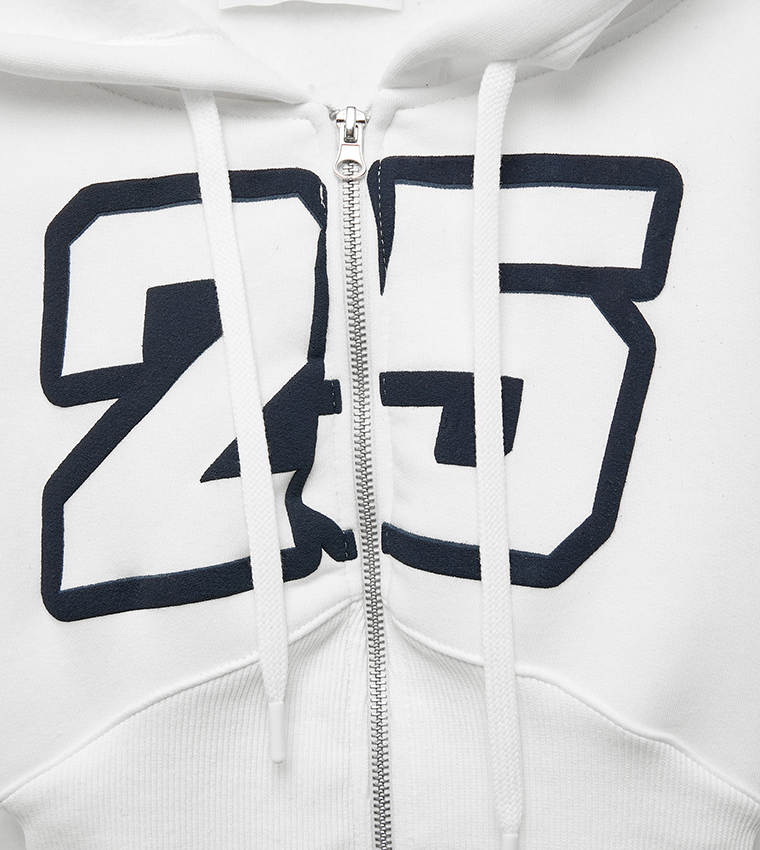 Graphic Oversized Hooded Jacket