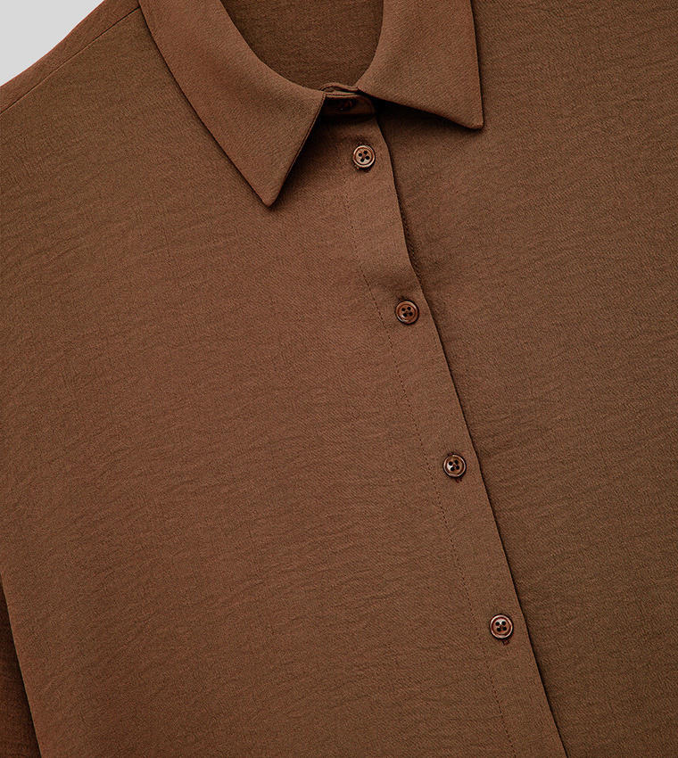 Koton  Shirts - Brown Shirts