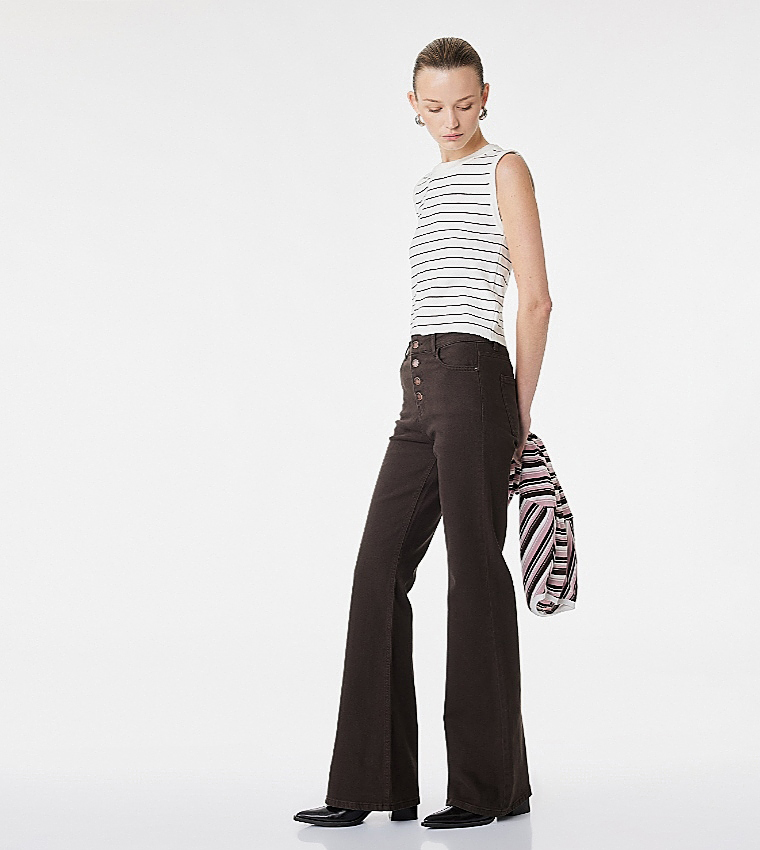 Koton  Casual Pants - Brown Casual Pants