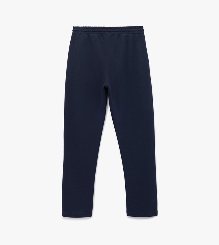 Solid Regular Fit Trousers