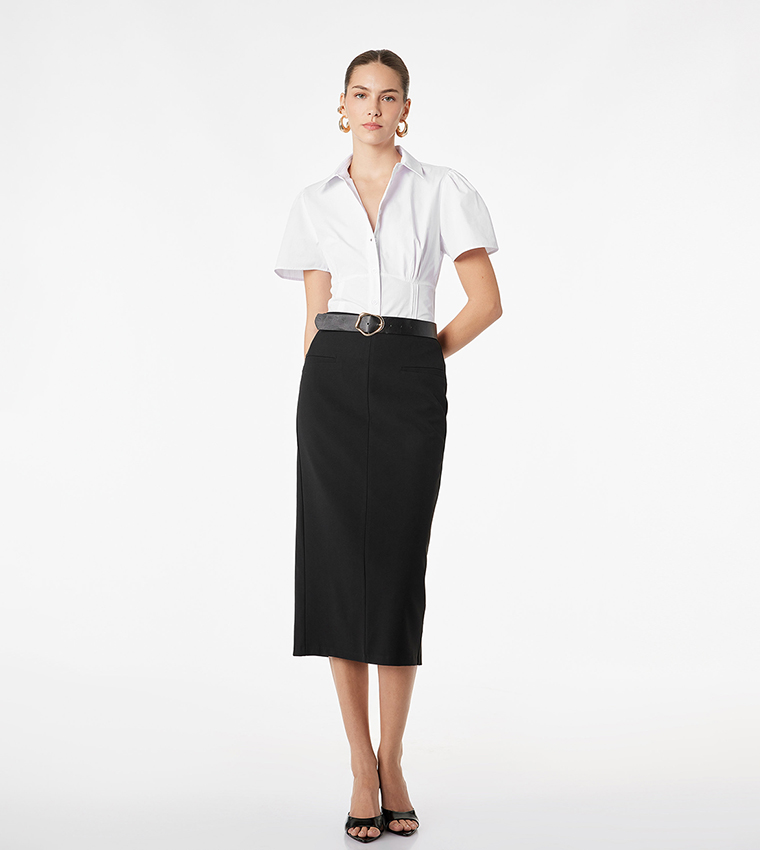 Solid Short Sleeves Shirt