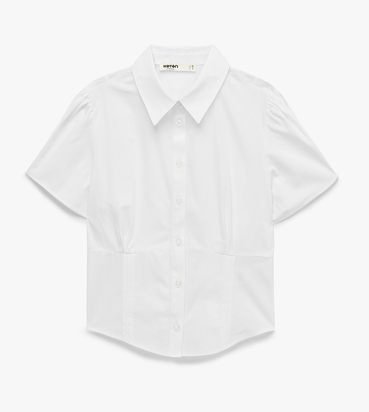 Solid Short Sleeves Shirt