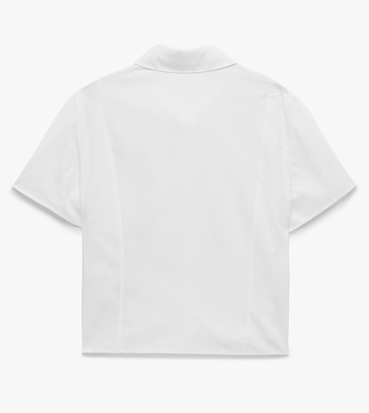 Solid Short Sleeves Shirt