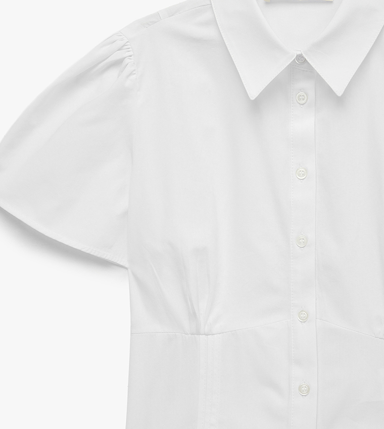 Solid Short Sleeves Shirt