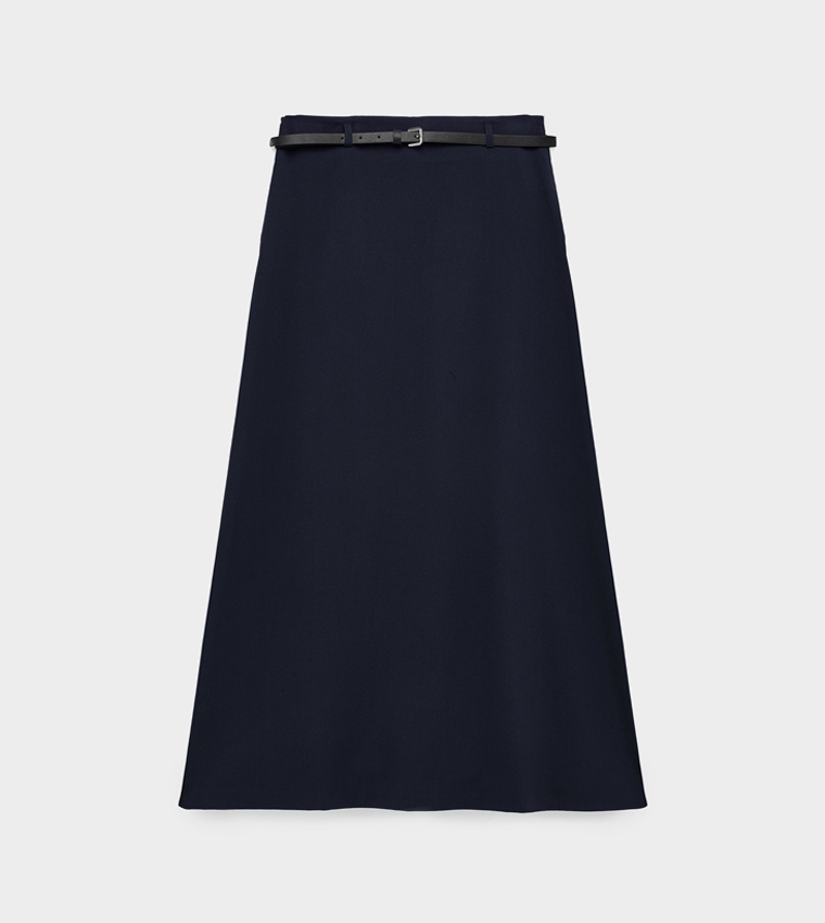 Koton  Midi Skirts - Navy Midi Skirts