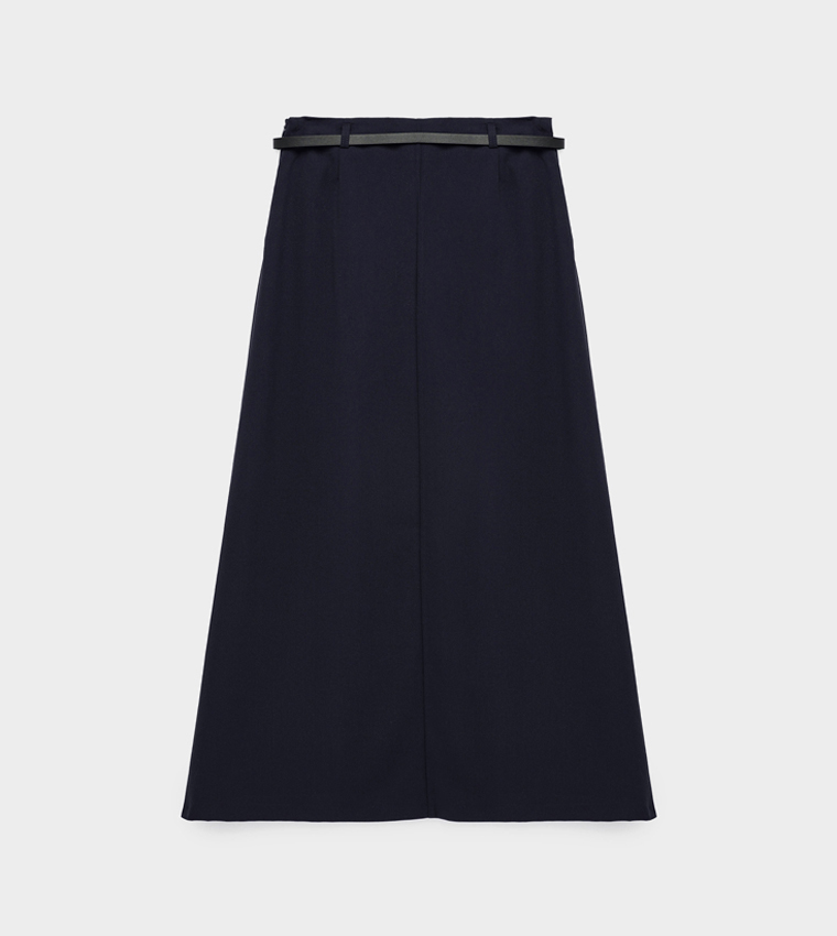 Koton  Midi Skirts - Navy Midi Skirts
