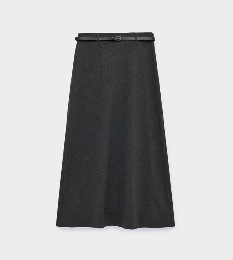 Koton  Midi Skirts - CHARCOAL Midi Skirts