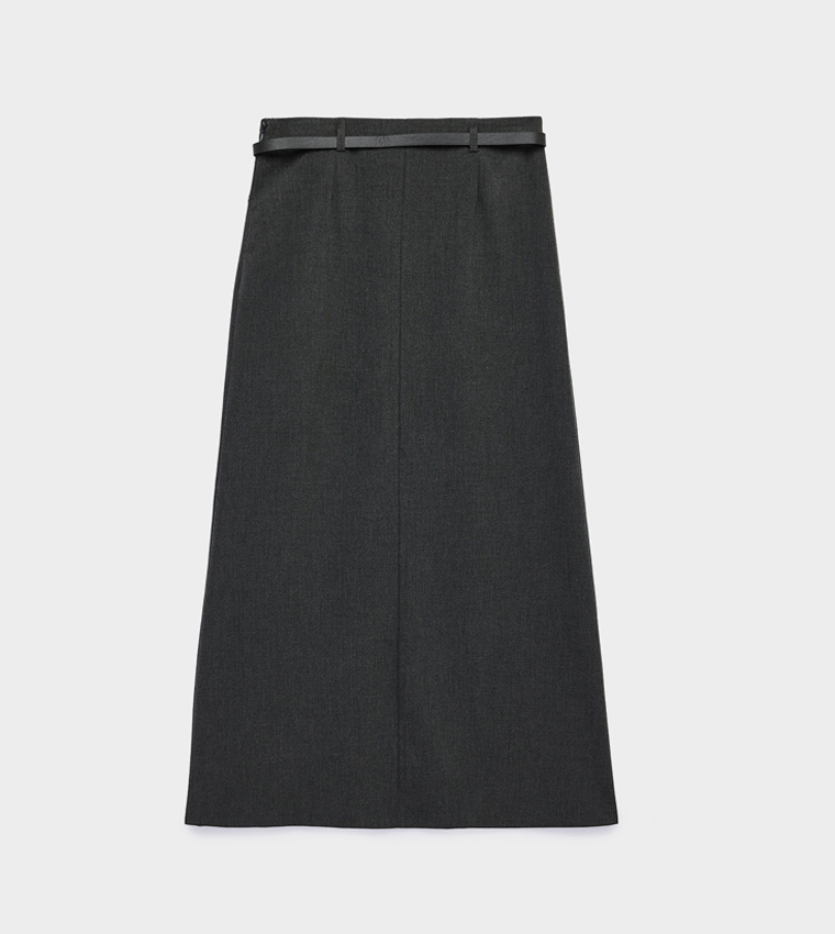 Koton  Midi Skirts - CHARCOAL Midi Skirts