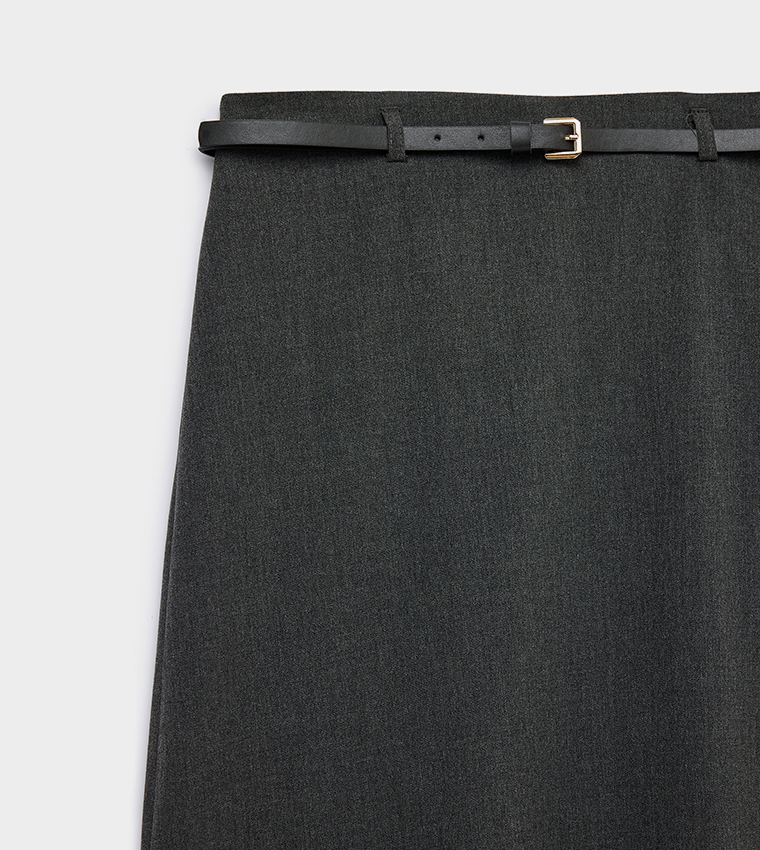 Koton  Midi Skirts - CHARCOAL Midi Skirts