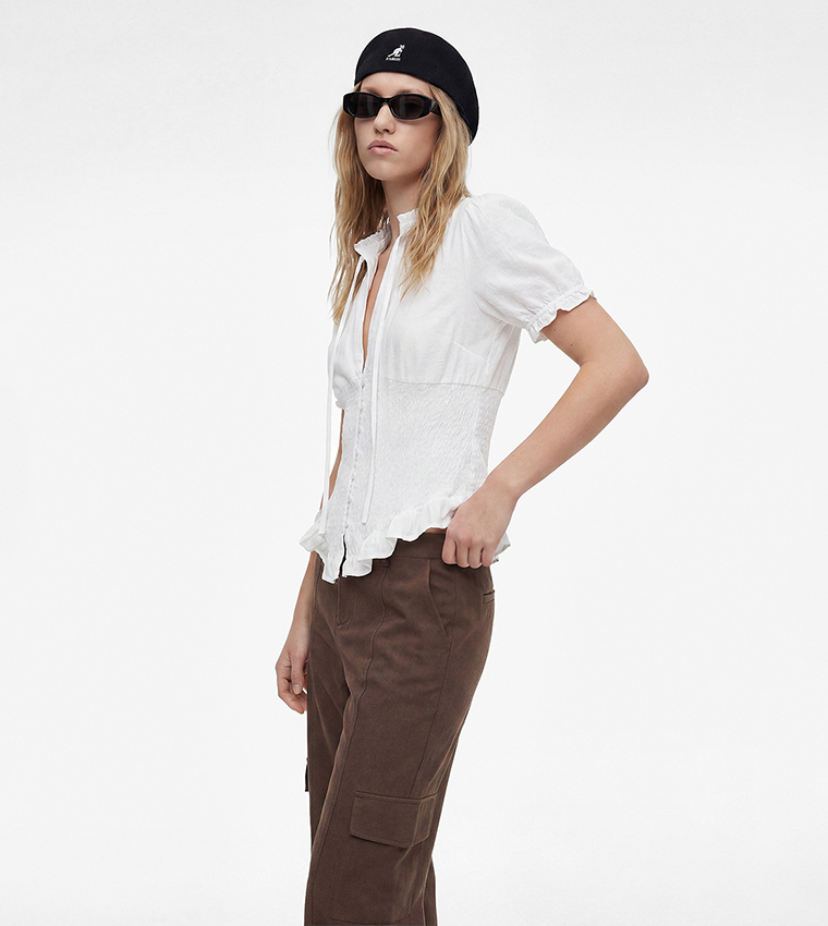 Solid Short Sleeves Shirt