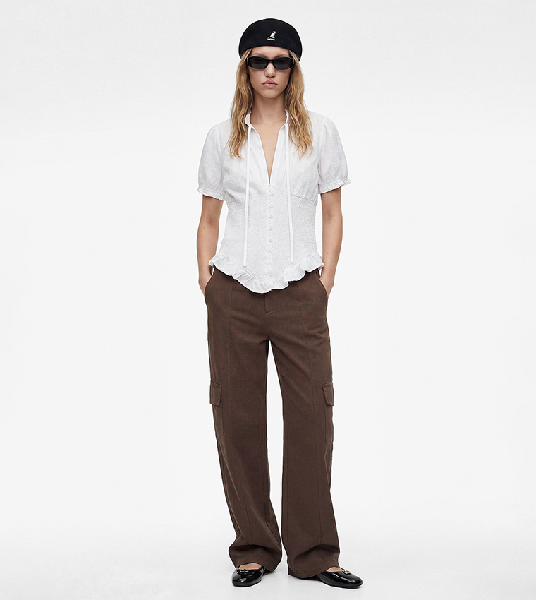Solid Short Sleeves Shirt