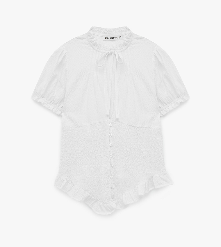 Solid Short Sleeves Shirt