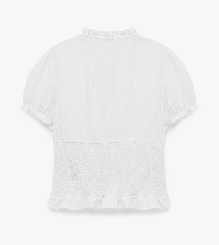 Solid Short Sleeves Shirt
