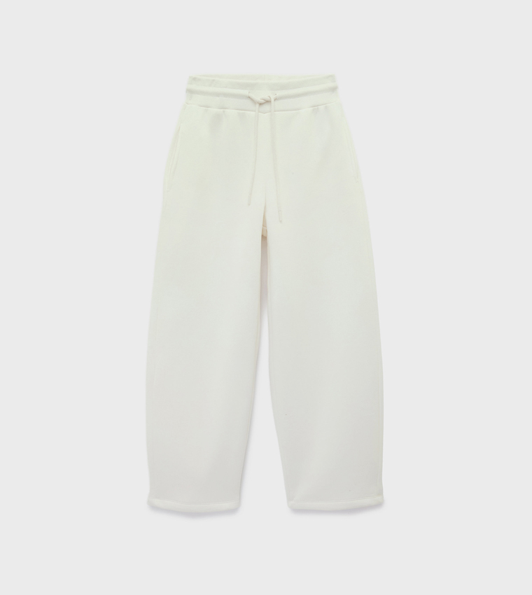 Solid Loose Fit Sweatpants