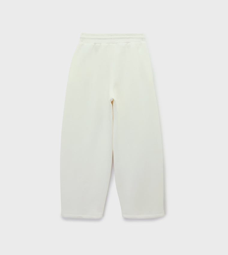Solid Loose Fit Sweatpants