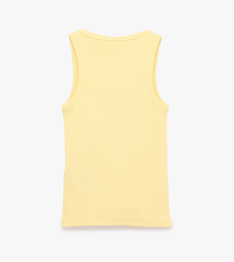 Koton  Sleeveless Tops - Yellow Sleeveless Tops