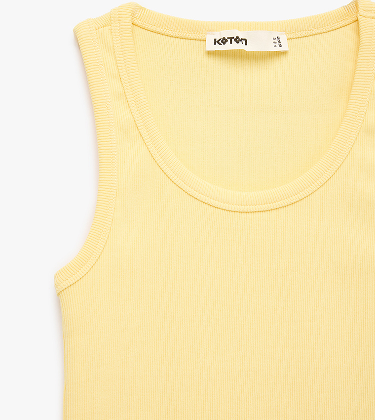 Koton  Sleeveless Tops - Yellow Sleeveless Tops