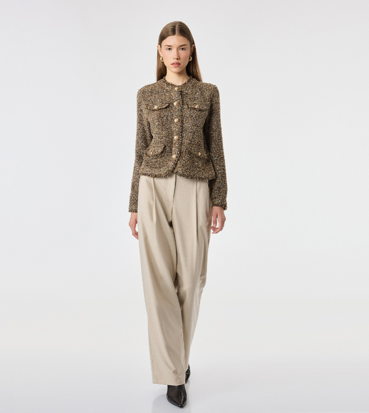 Koton  Casual Jackets - Brown Casual Jackets