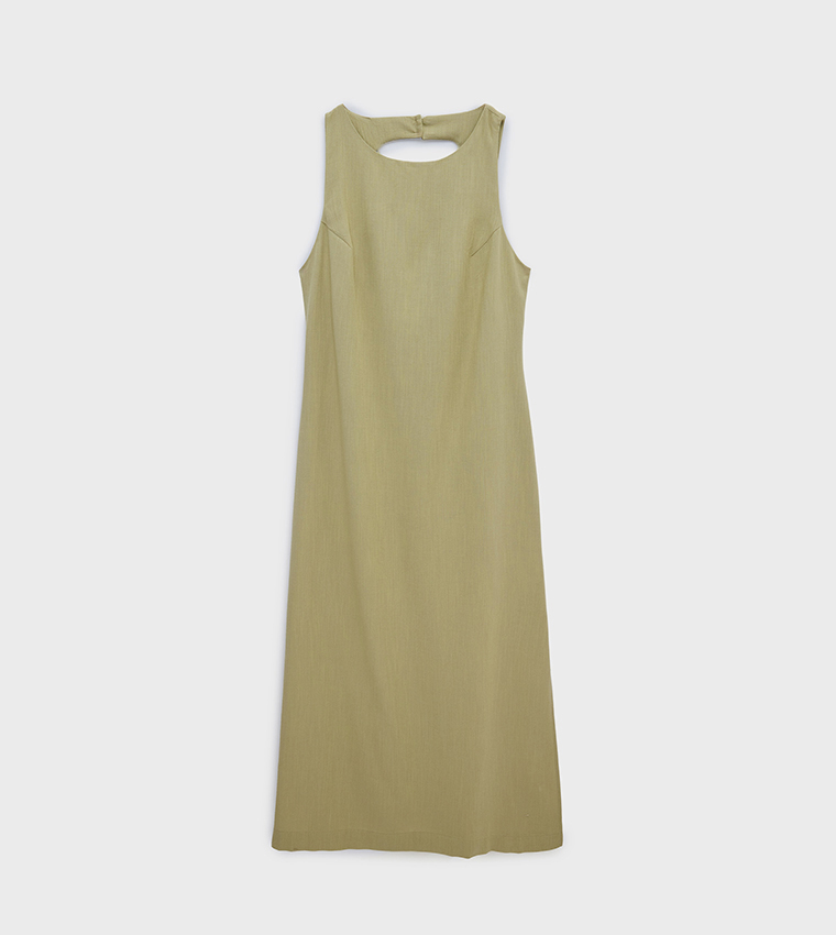 كوتون  فساتين ماكسي  - كاكي Maxi Dresses