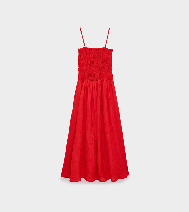 Solid Square Neck Maxi Dress