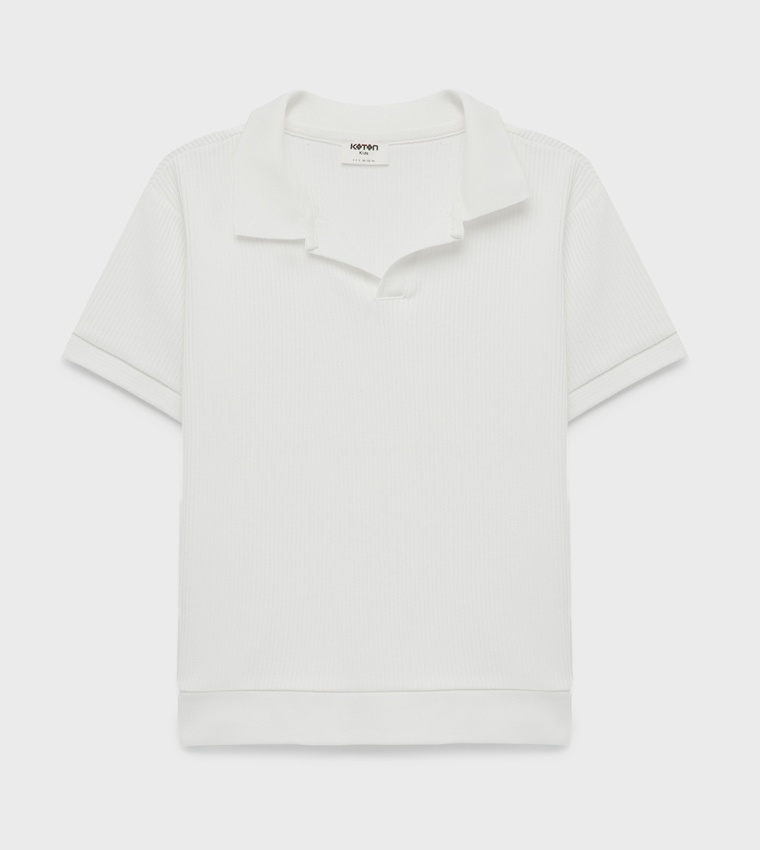 Solid Short Sleeves Polo T-Shirt