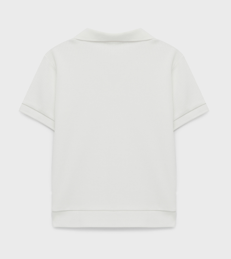 Solid Short Sleeves Polo T-Shirt