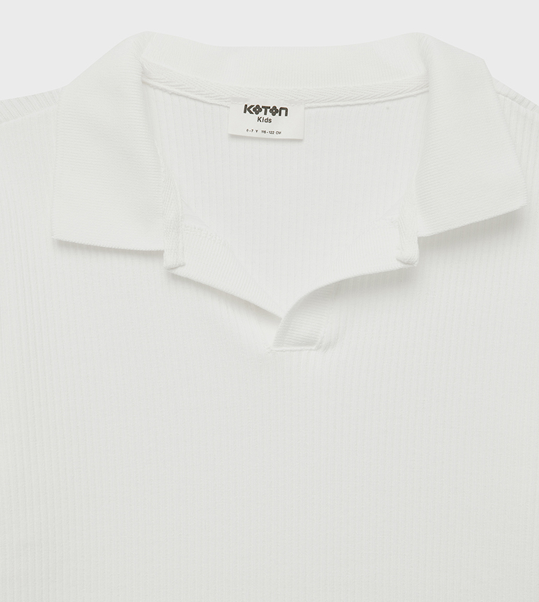 Solid Short Sleeves Polo T-Shirt