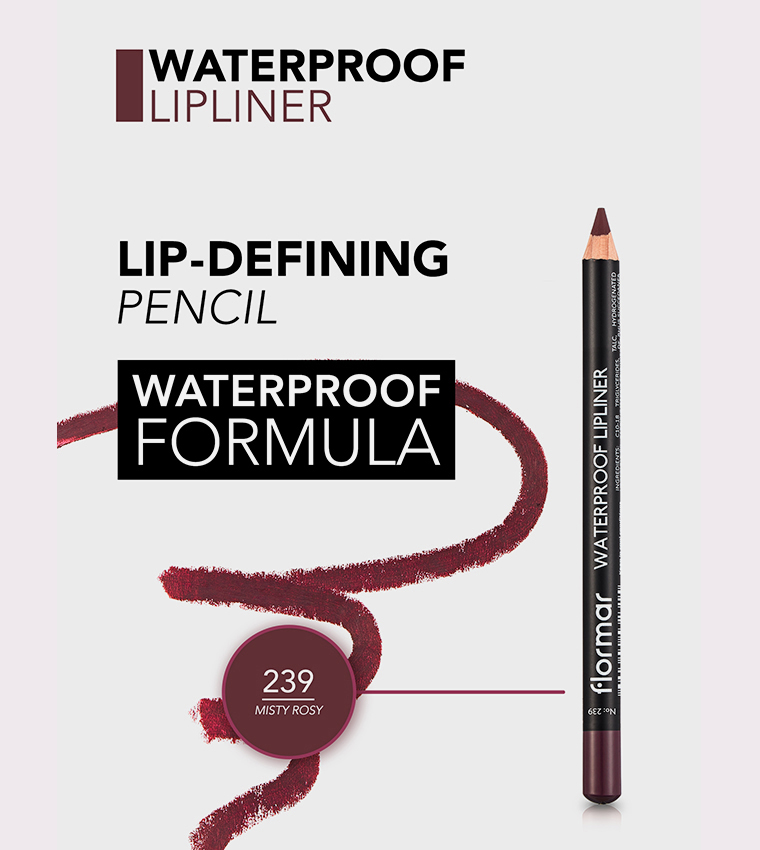 Waterproof Lipliner Pencil - 239 Misty Rose, 4.5g