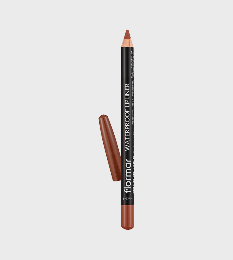 Waterproof Lipliner Pencil - 243 Hot Cocoa, 4.5g