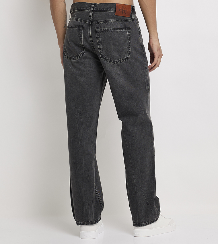 Faded Straight Fit Jeans